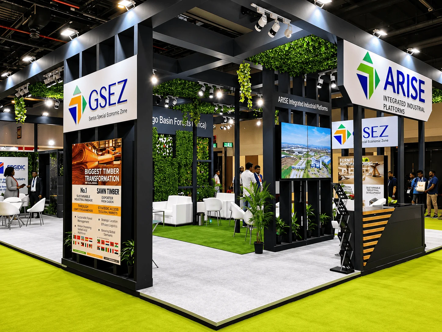 GSEZ exhibition stand at Matecia 2022