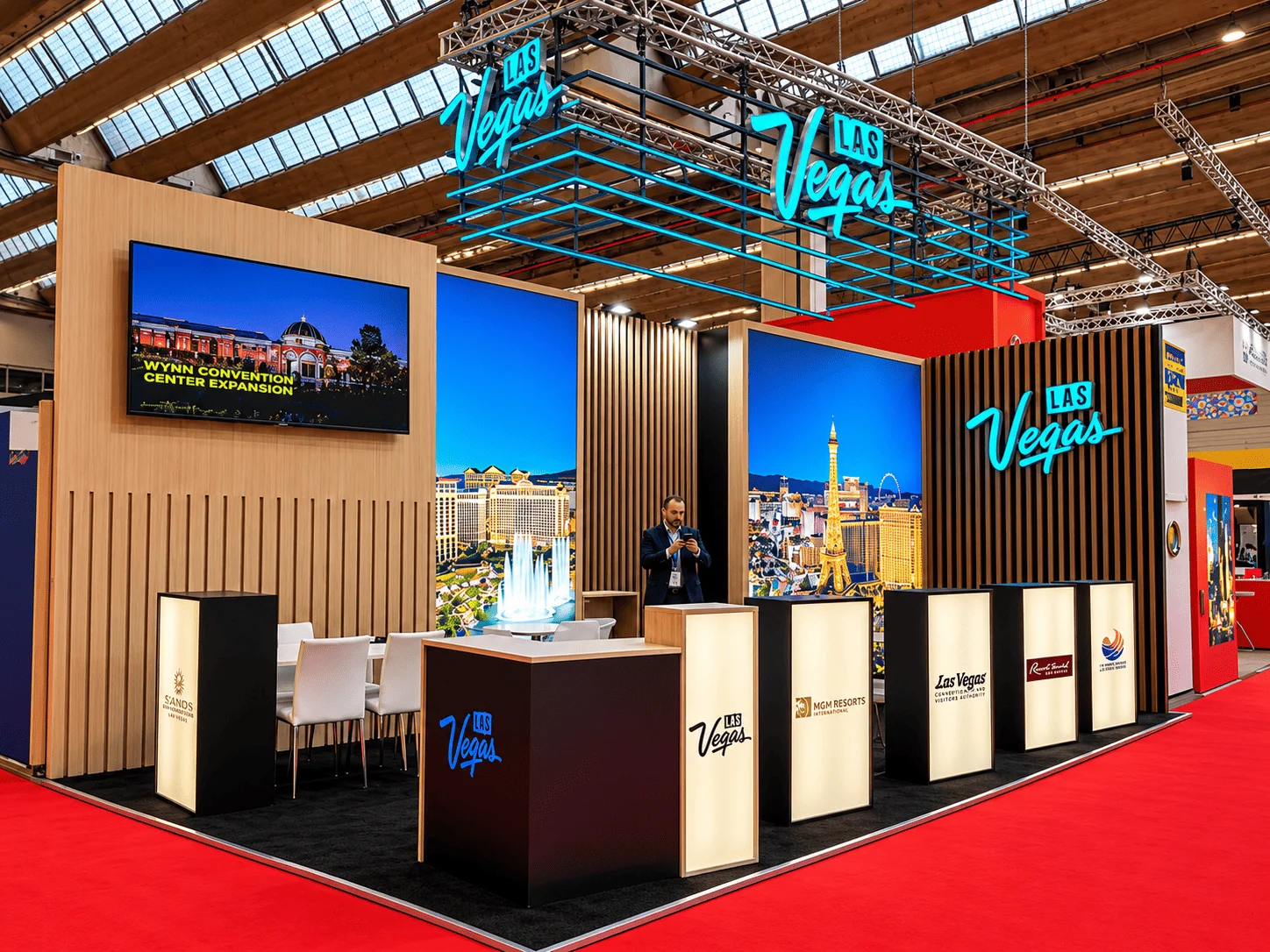 Exhibition stand at IMEX 2022 in Las Vegas