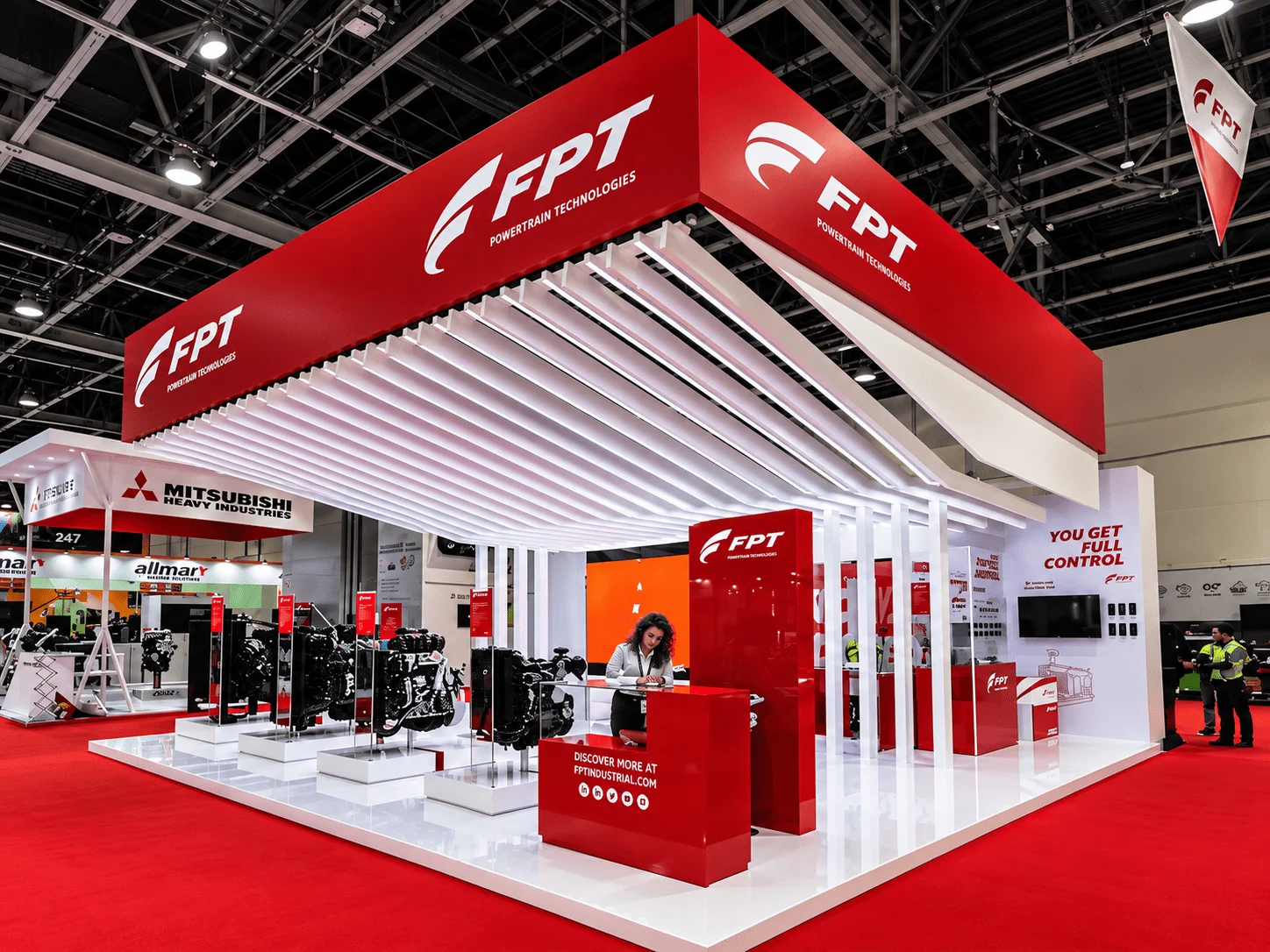 FPT exhibition stand at Middle East Electricity 2019 in Dubai